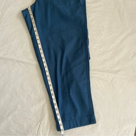 J. Crew BJ493 Cotton Camp Pants Blue NWT - Picture 7 of 10